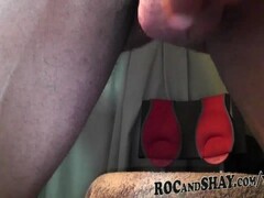 RIPPED AMATEUR PLAYS WITH HIS HUGE COCK !! Thumb