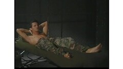 Muscular hunk in the miltary service wakes up from wet dream Thumb