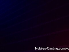 Nubiles Casting - Busty black babe tittie-fucks her way to a job Thumb