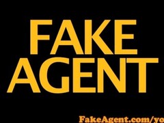 FakeAgent Pretty Party girls sucks and fucks in Office Thumb