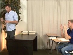Sexy gays fuck in a meeting at the work Thumb
