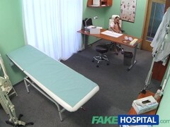 FakeHospital Hot brunette nurse gives patient some sexual healing Thumb