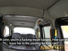 FakeTaxi Naughty lady has sex for free ride Thumb