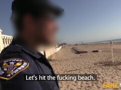Fake Cop Policeman has outdoor anal sex with Italian slut Thumb
