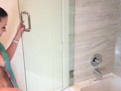 Rachel Starr Gets Clean AND Cums in the Bath Thumb