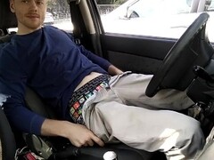 LanaTuls - Fuck myself in the car by two dildos, jerking and cumming Thumb