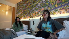 Caught my girlfriend cheating on me with my step sister and covered them in cum - Effy Cutie and Cam Thumb