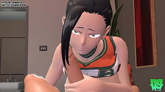 momo fucks a hero for his birthday Thumb