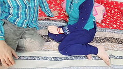 Desi Hot Couple Anal Fucking in Bedroom, Husband Enjoyed Rough Anal Sex With Sexy Hindi Audio, india Thumb