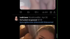 White slut loves black cock Thumb