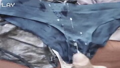 BLONDE MILFS USED THONG FILLED WITH SPERM! Thumb