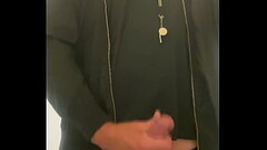 JockDad87 shoots a load of Coach Cum Thumb
