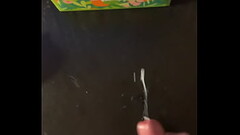 HUGE load with SEVEN long ropes of CUM Thumb