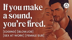 Hot secretary is edged by alpha dom boss to keep her job | Audio porn for women Thumb