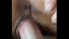 Shaved pussy riding cock Thumb