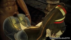 Bayonetta&#039_s big sexy ass rubbing against dick Thumb