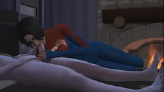 Hot Night with Supergirl (Sims 4) Thumb