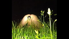 Dildo in nature! My ass seems to be happy, and it'_s good to peck! Thumb