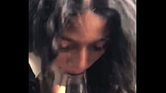 Ebony BBC Blowjob On Balcony Thumb