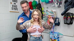 Teen Shoplifter Has to Blow the Guard'_s Cock as Her Punishment - Myshopsex Thumb