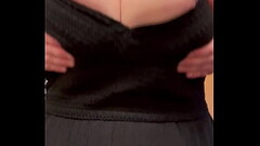 Juicy Tits Spilling Out of Dress Thumb
